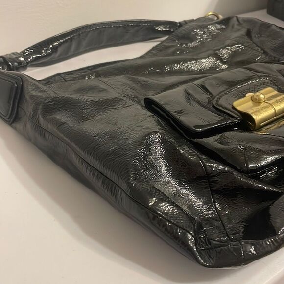 Coach G1076-16014 Kristen hobo blk liquid gloss - Picture 5 of 16